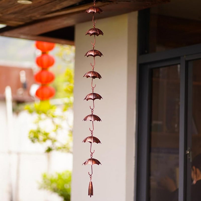 مُصْطَدَة مَطَر مَعْدَنِيَّة مِظَلَّة تَصْرِيف سَقْفِيّ زَخْرَفَة مَصْرِف مَائِيّ - Image 3